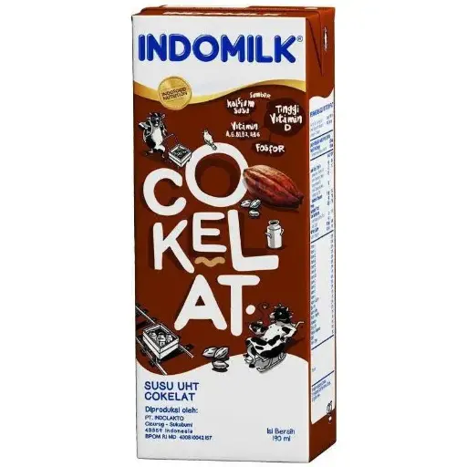 Indomilk Flavored Milk – Chocolate – 190ml Tetra Pak